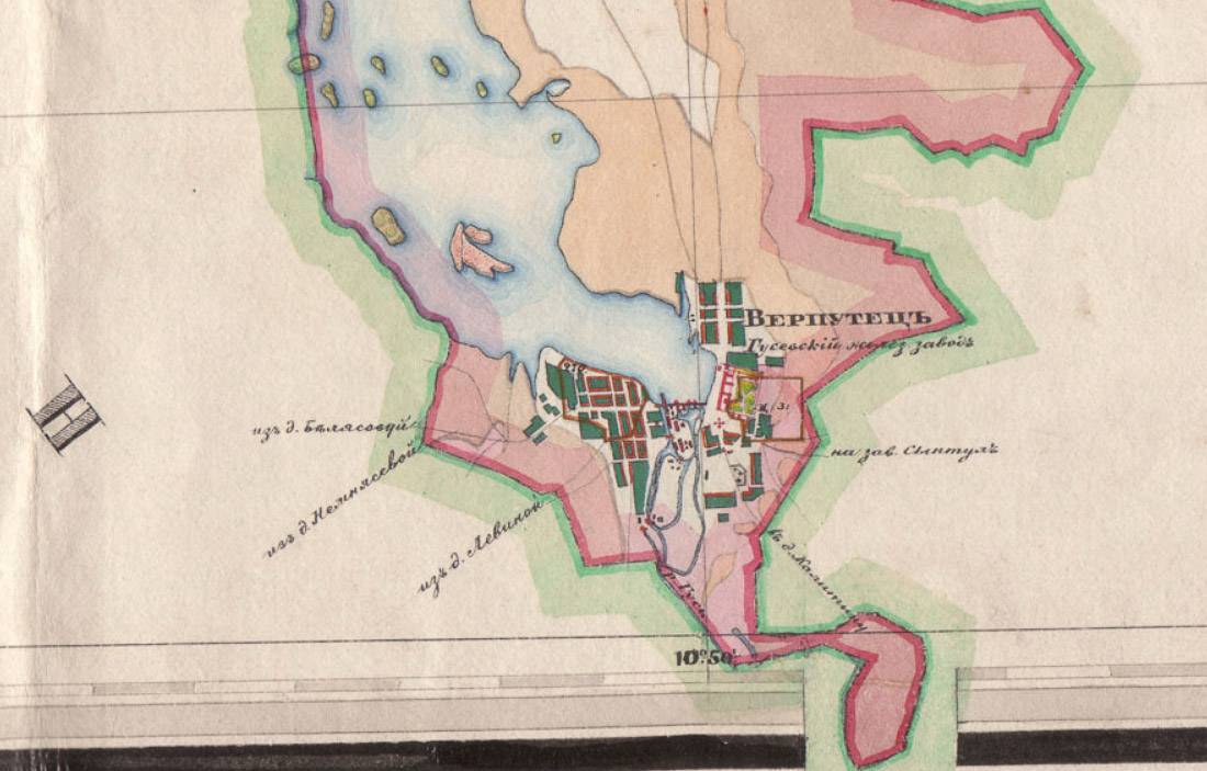 Карта 1850 года