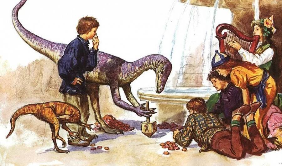 дети и динозавры