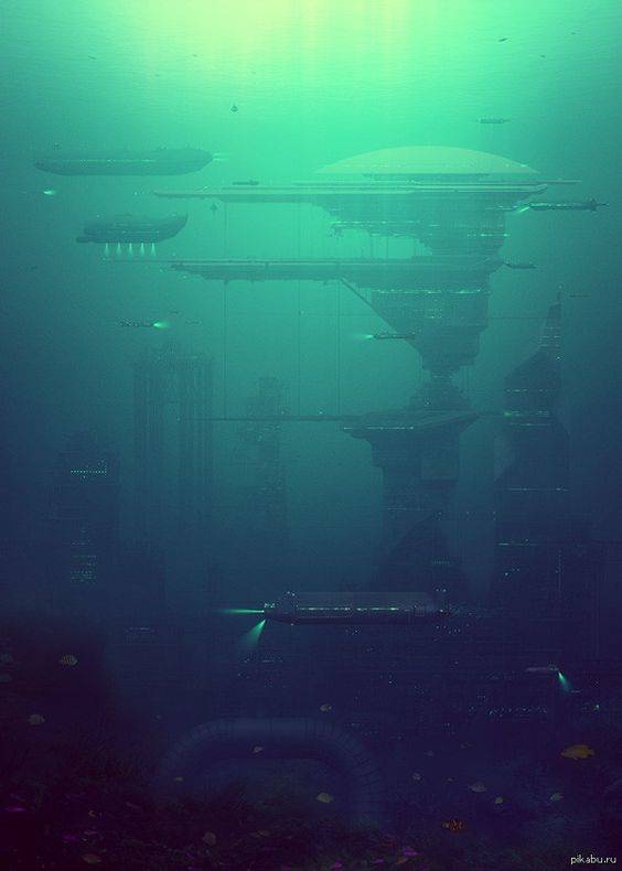 Подводный город будущего /pikabu.ru/