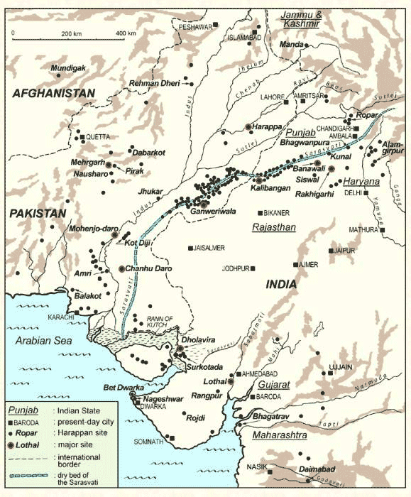 река Сарасвати и древние города Индской цивилизации