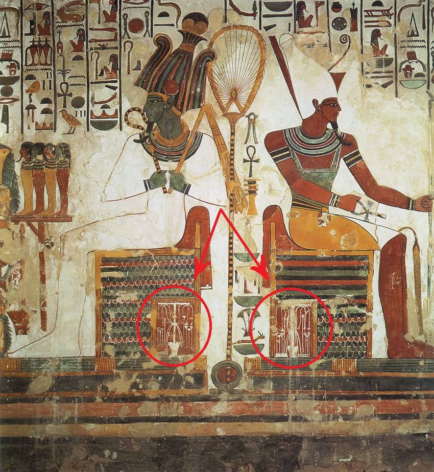 Электроприборы на египетских барельефах.