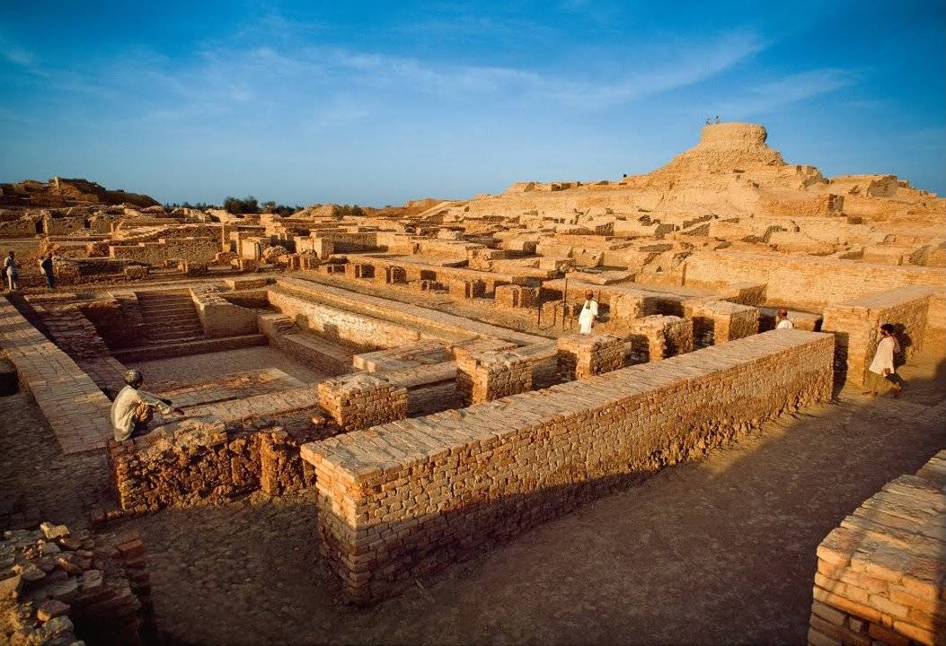 древний город мохенджо-Даро кирпичная кладка