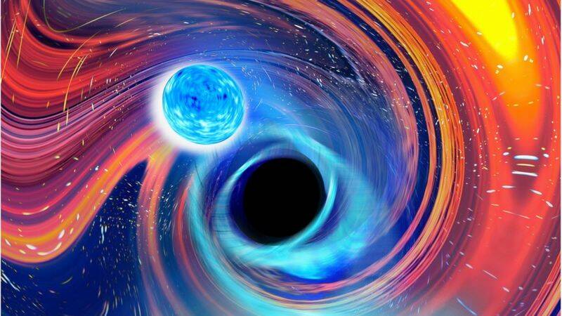 черные дыры столкнулись с нейтронными звездами