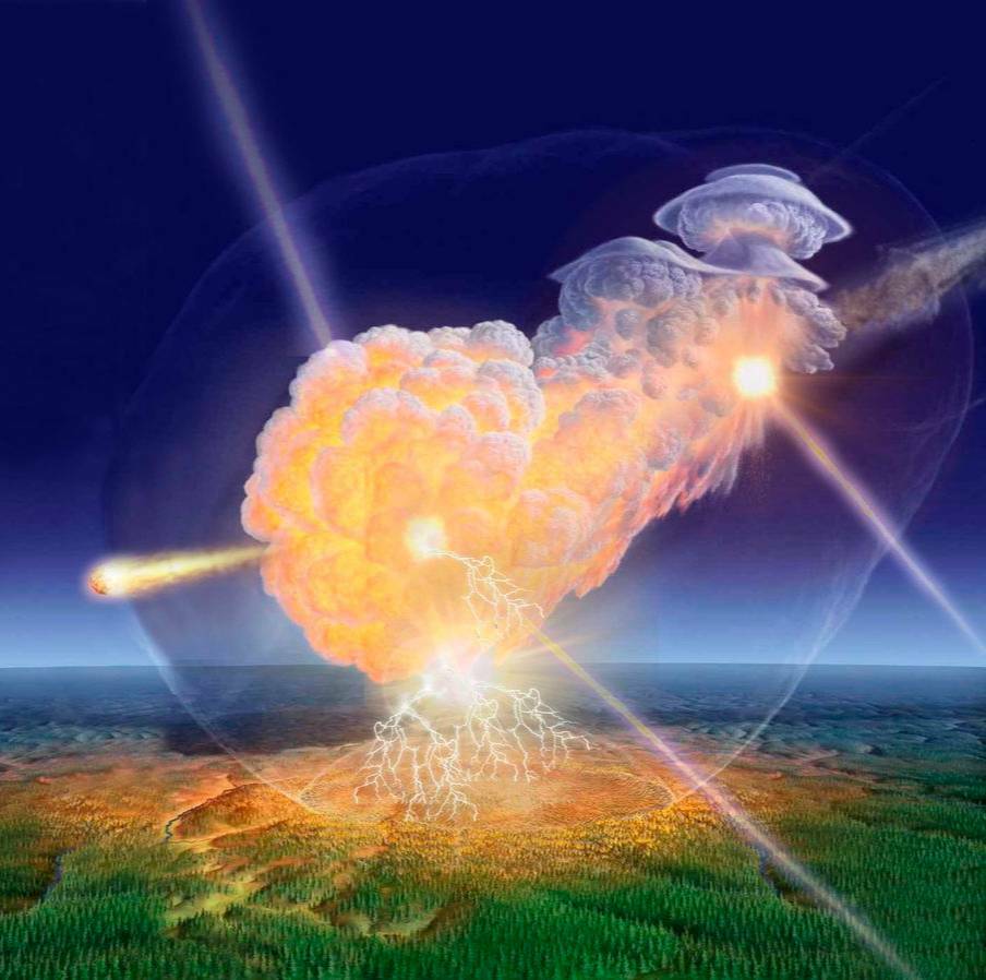 Самый мощный атмосферный разряд, или метеориты протыкают небеса
