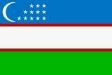 Флаг Узбекистана. 