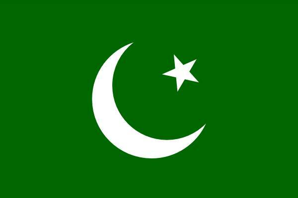 Флаг Пакистана. Полумесяц