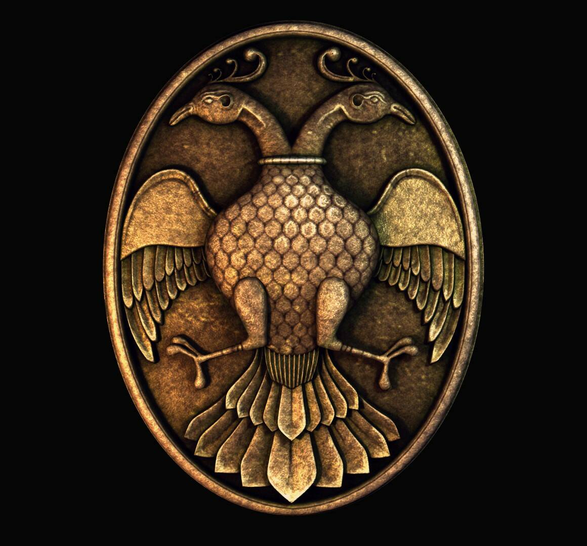 символ двуглавой птицы
