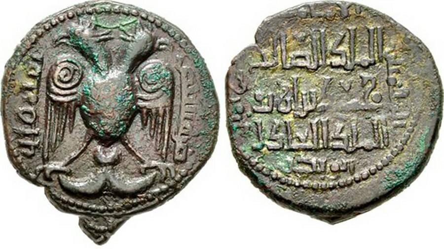 древние монеты с изображением двуглавого орла
