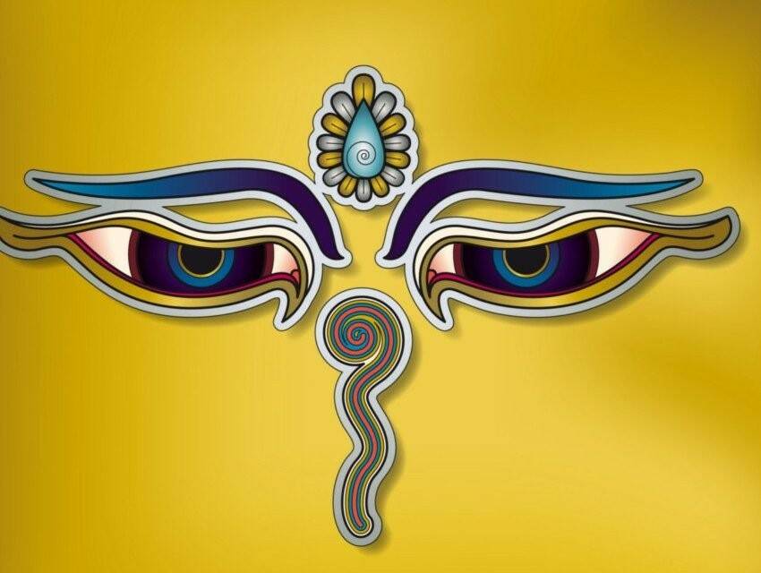 глаза Будды - символ буддизма