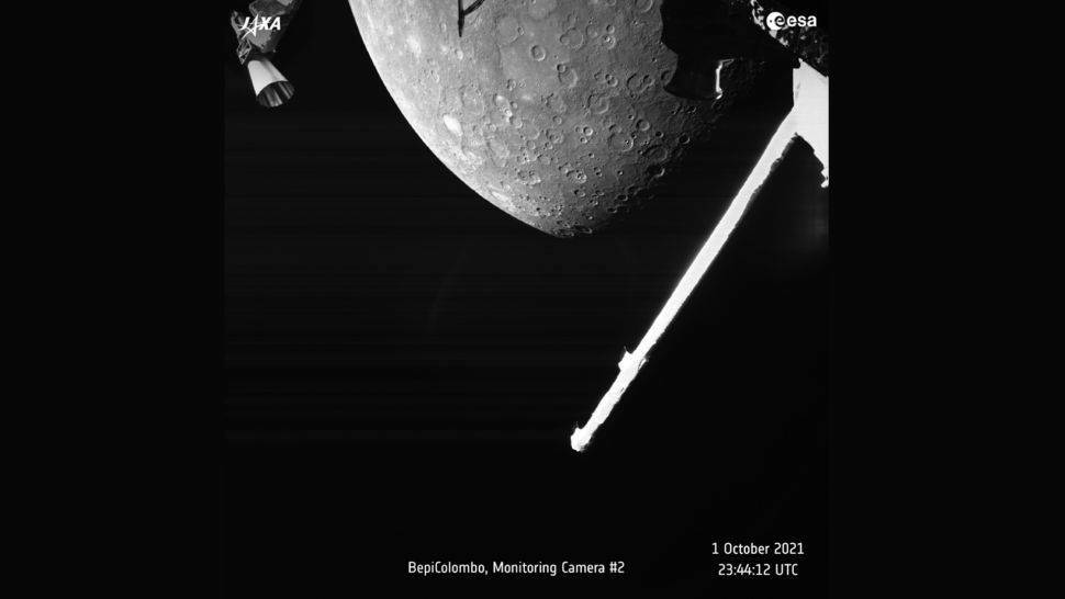 Меркурий выглядит потрясающе на этой 1-й фотографии с пролета европейско-японской миссии BepiColombo