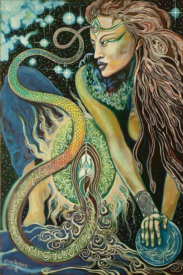 африканская змеиная богиня
