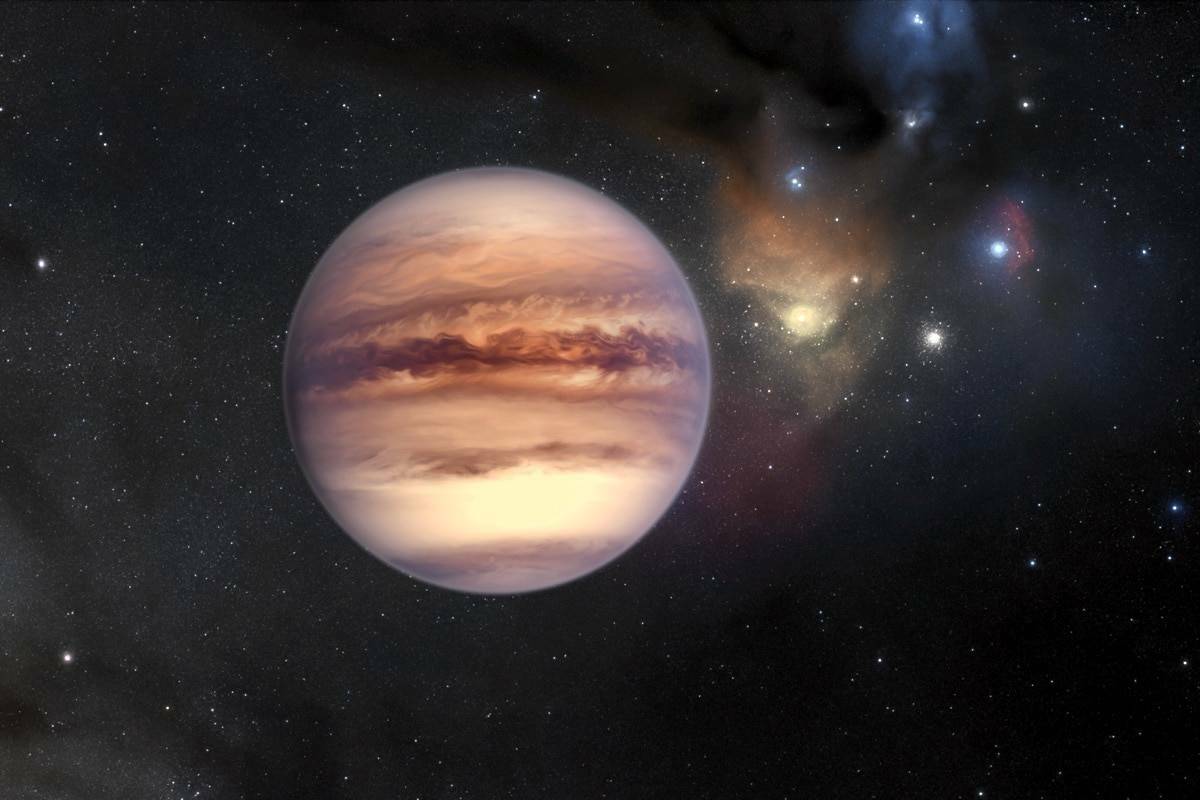 В далеком молекулярном облаке нашли десятки планет