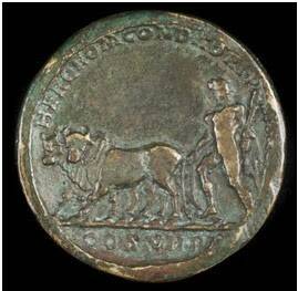 римский медальон Геракл