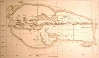 Лемурия карта мира Эратосфена