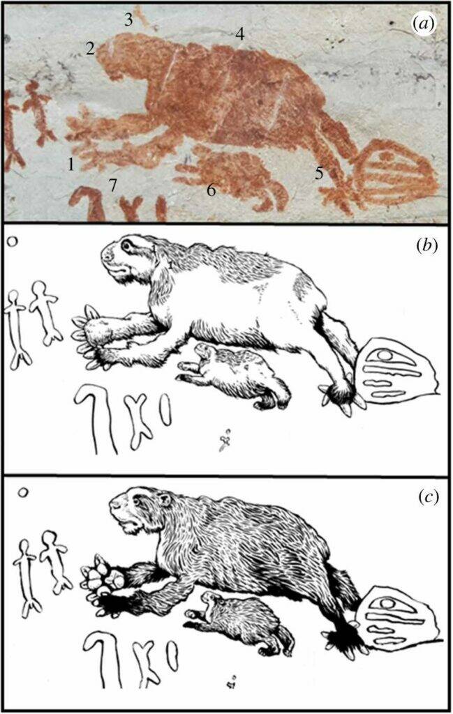 Доисторические рисунки из Амазонии запечатлели вымерших гигантов