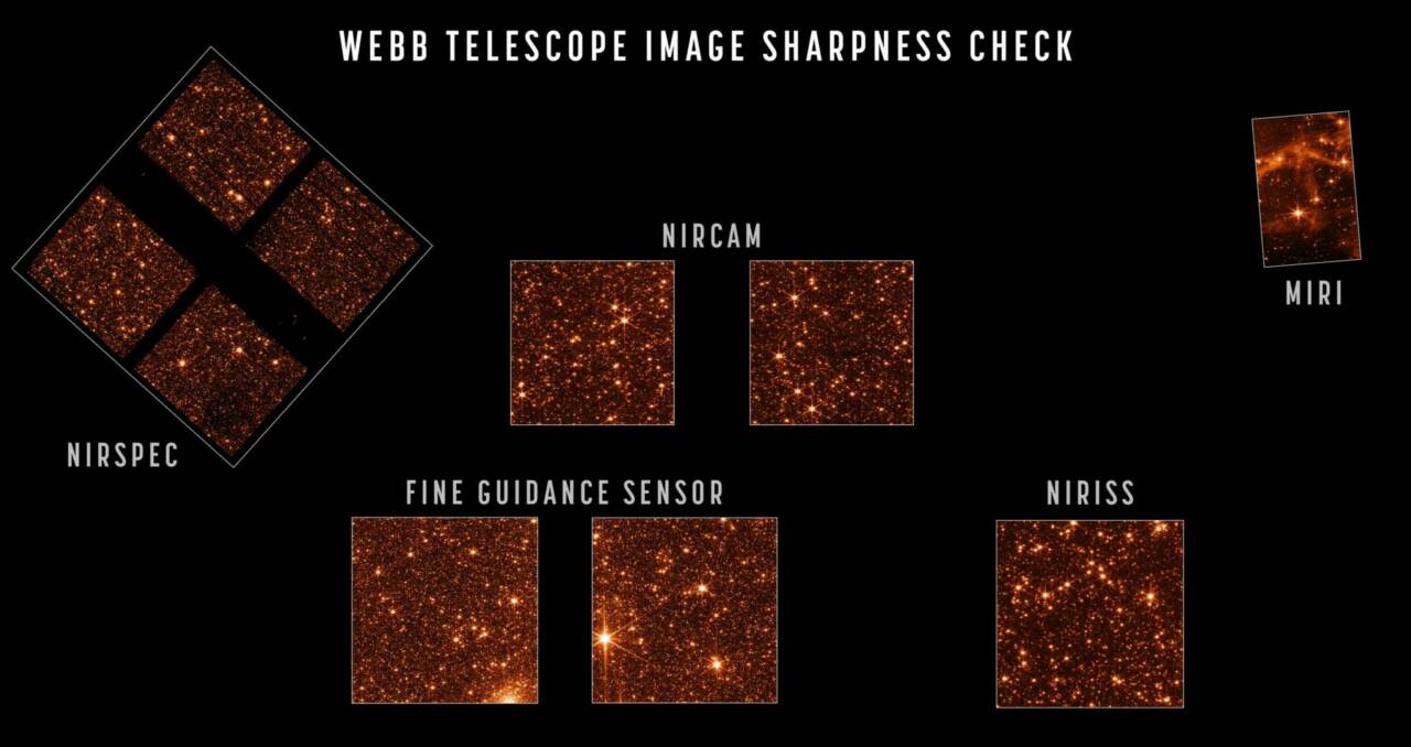 Калибровка космического телескопа «Джеймс Уэбб» успешна завершена