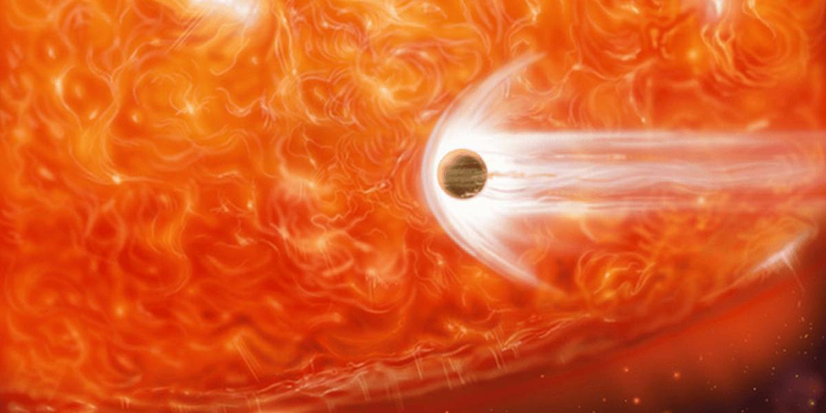 Поглощаемые звездами планеты могут «срывать» с них оболочки