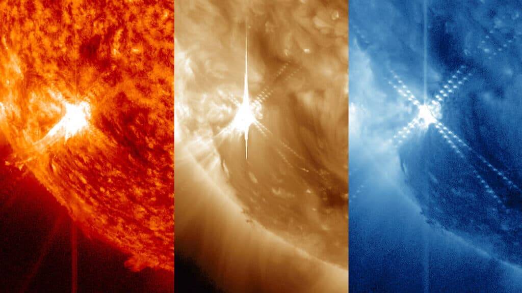 Наблюдения с помощью радиотелескопа указали, где именно солнечные вспышки ускоряют заряженные частицы