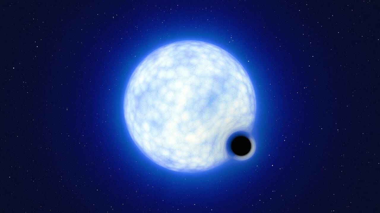 Астрофизики обнаружили спящую черную дыру за пределами Млечного Пути