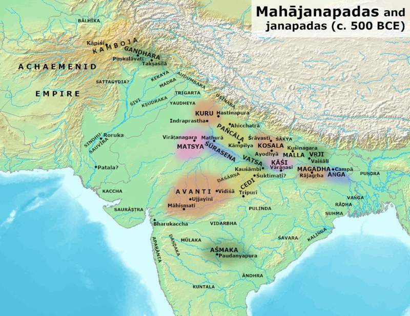 махаджанапады индийской цивилизации