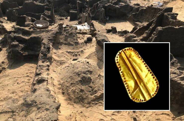 Раскопки в новой неизвестной части древнего некрополя Кувейсна