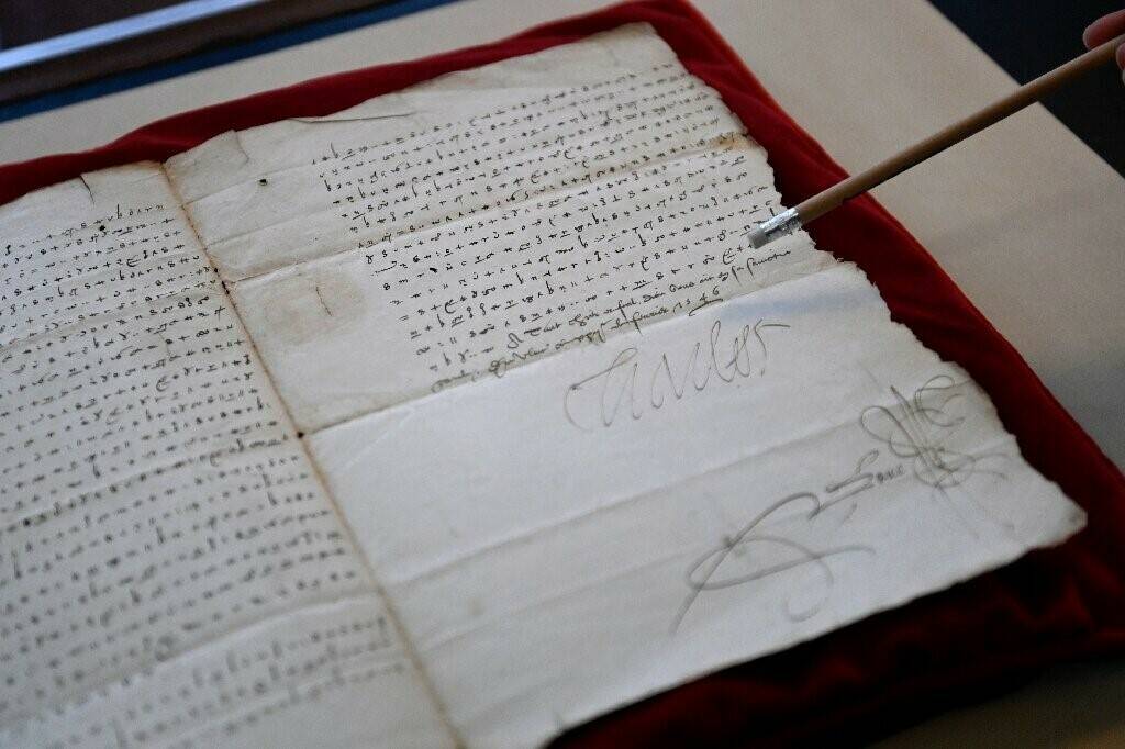зашифрованное письмо Карла V 