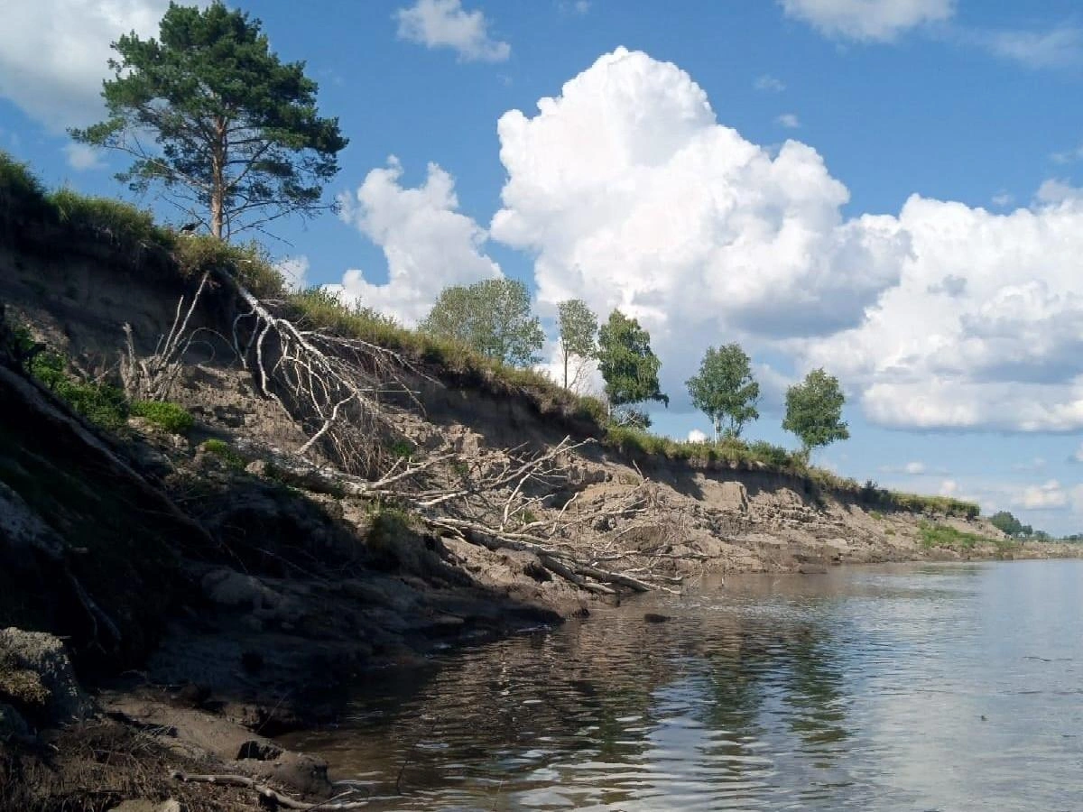 Берег Иртыша и Ермакова перекопь